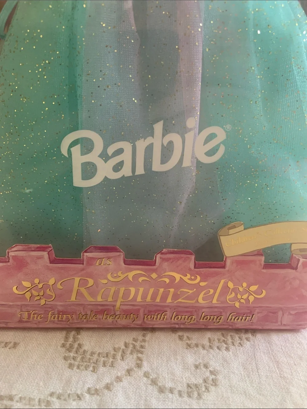 Barbie Rapunzel Princess Doll in Pink and Teal-Green Gown
